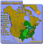 Echinacea pallida range map
